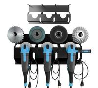 Set di 2 supporti per smerigliatrice angolare, supporto da parete per smerigliatrice angolare, supporto da parete per avvitatore senza fili, supporto per utensili elettrici per smerigliatrici