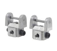 Set di 2 supporti per taglierina a scorrimento in metallo, set di adattatori senza perno per taglio preciso Kit di conversione in acciaio per utensili per la lavorazione del legno