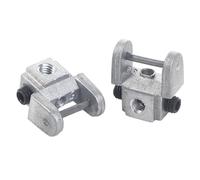 Set di 2 supporti per taglierina a scorrimento in metallo, sistemi di conversione senza perno per taglio preciso utensili per la lavorazione del legno Adattatore per seghetto adattatore superiore