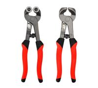 Set di 2 tagliapiastrelle in vetro - Heavy Duty Wheeled Glass Mosaic Nipper & Hd Ceramic Tile Nipper, Tile Cutter Pliers Soft Grip Handle - Shapping Plier, Nipper Cutting Tools, Stone, Metal