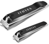 Set Di 2 Tagliaunghie per Unghie Spesse Tagliaunghie Acciaio Inox Uomo Donna