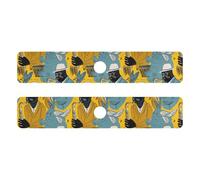 Set di 2 tappetini assorbenti per lavello da cucina in diatomacea per bancone della cucina e lavello del bagno, 76,2 x 13,7 cm, musica arte moderna