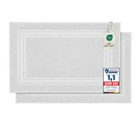 Set di 2 Tappetini da Bagno Tappetini in Spugna per Doccia Lavabili Assorbenti e
