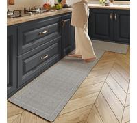 Set di 2 tappetini da cucina anti affaticamento, moderni, imbottiti, in diatoma, antiscivolo, lavabili, impermeabili, assorbenti, per cucina, lavello, ufficio, lavanderia e ingresso (#2,45 x 75 cm +