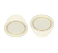 Set di 2 tappetini in gomma per scale mobili standard per piscine e scale mobili per supportare la coerenza funzionale (bianco)