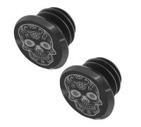 Set di 2 tappi manubrio Gist Switch Skull Noir