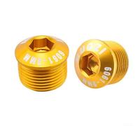 Set di 2 tappi per pedali per bicicletta, M14 x P1, 0 coperture antipolvere per un uso duraturo (9 mm)