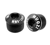 Set di 2 tappi per pedali per bicicletta, per M14 x P1 0, antipolvere, parti di riparazione per la manutenzione della bicicletta, 9 mm