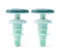 Set di 2 tappi riutilizzabili in silicone per uso alimentare, tappo salva-vino, tappo per bottiglia da cucina, tappi per bottiglie e guarnizioni per imbottigliamento