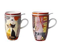Set Di 2 Tazze Da Tè Rosina Wachtmeister SOFFIONI & SOTTOSOPRA 450ml Goebel