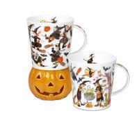 Set Di 2 Tazze DUNOON Cairngorm Spellbound Con Motivo Di Streghe E Halloween