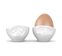 Set Di 2 Tazze E Uova Bianche Bacianti E Sognanti