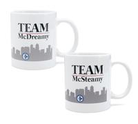 Set Di 2 Tazze Greys Anatomy Team McSteamy E Team McDreamy Da 11oz