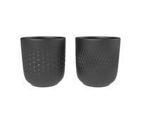 Set Di 2 Tazze Villeroy & Boch Manufacture Collier Noir In Porcellana