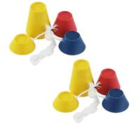 Set di 2 Tee da Golf Jumbo in Gomma, 8 Pezzi Inverno Tee Golf Gomma, Winter Golf Tee, Tees in Gomma Jumbo da Golf