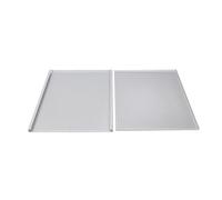 Set di 2 teglie da forno antiaderenti perforate per pasta sfoglia e carne, teglia da forno per dolci Mille Feuille Bakewares a rilascio facile