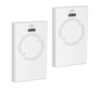 Set di 2 telecomandi - compatibili con FAAC XT2 868 SLH (868 MHz, 2 canali) - Ricambio per motore cancello e porta del garage - Colore bianco