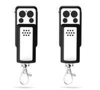 Set di 2 telecomandi da cancello, 433,92 MHz, compatibile con AVIDSEN 114253, OLD 104250, RED 104257, 104251, 104350 - 4 canali, codice girevole, design a scorrimento - batterie incluse