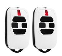 Set di 2 telecomandi per cancello 433,92 MHz, compatibile con GTI2/4, GT2/4, Mio TR2/4, Mio TR2N/4N telecomando per porta del garage (2, bianco)