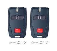 Set di 2 telecomandi per cancello da garage - compatibile con sistema di cancello elettrico BFT Mitto 2, B RCB02, TRC2, Kleio, Ghibli - 433,92 MHz, 2 canali, sostituzione chiave per garage
