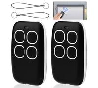 Set di 2 telecomandi universali per cancello 4 in 1, compatibile con camme TOP432NA TOP432EE TOP432EA, universale multifrequenza bip radiocomando, cancelletto rolling codice da 250 a 915 MHz- (B)