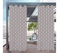 Set di 2 tende oscuranti per esterni, impermeabili, per pergola, gazebo, portico e cabana, perfette per la privacy, protezione dai raggi UV e resistenza alle intemperie
