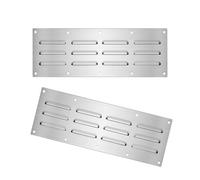 Set di 2 tettoie per presa d'aria, stile contemporaneo, per soggiorno, camera da letto, ventilazione, traforata, antiruggine