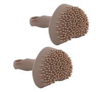 Set di 2 timbri in silicone per creare piccole lentiggini realistici con una sola pressione. Per gli amanti della bellezza, i principianti del trucco e i (Brown)