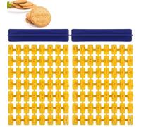 Set di 2 Timbri per Lettere di Argilla, timbri alfanumerici per biscotti,Fondente Cookie Cutter,Macchina per Goffratura Fondente, Stampe,Stampi per Lettere Divertenti,timbri per biscotti e alfabeti(1)