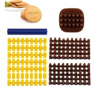 Set di 2 Timbri per Lettere di Argilla, timbri alfanumerici per biscotti,Fondente Cookie Cutter,Macchina per Goffratura Fondente, Stampe,Stampi per Lettere Divertenti,timbri per biscotti e alfabeti(3)