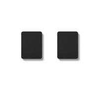 Set di 2 toppe termoadesive da applicare con il ferro da stiro, per ginocchia, gomiti, accessori da cucito, accessori per la casa, per vestiti, pantaloni, jeans, colore nero