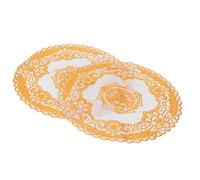 Set di 2 tovagliette in PVC Dorato in plastica Dorata, 2 tappetini da 20 x 20 cm, tovagliette Dorate, Tazze da caffè, Ciotole, sottobicchieri, casa, Sala da Pranzo,