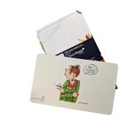 Set di 2 tovagliette per la colazione e strofinacci by Sweetdesign, divertente set regalo con motivi di Barbara Freundlieb: Nö... ich muss gar nix!