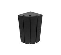 Set di 2 trappole acustiche angolari in schiuma fonoassorbente | Pannelli in schiuma acustica | Trattamento acustico per studi di registrazione | Blocco angolato insonorizzato | (2x LINE, 50cm)