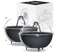 Set di 2 trappole per vespe - SummStop - efficace trappola per insetti per vespe - extra grande - Trappola per vespe per esterni - Anti vespe - Trappola vive da appendere - Ecologica