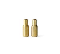 Set di 2 Tritacarne in Ottone Spazzolato/Noce