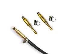 Set di 2 tubi ad alta pressione compatibile con Karcher K2 - K7 - Quick-Connect connettore in ottone con fascetta per tubo flessibile - per aggiornare e riparare tubi HD V2