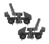 Set Di 2 Ugelli Lavavetro Per BMW Serie 3 E46 1998-2005 Nero Sinistro+Destro