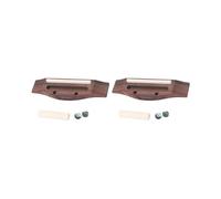 Set di 2 ukulele in palissandro Bridge Set Bone & Saddle Nut Shell Dot per chitarra a 4 corde