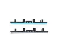 Set di 2 utensili for la pulizia dei pavimenti, colori blu e nero, facile installazione, diversi tipi