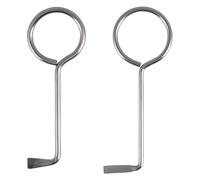 Set di 2 utensili universali per apertura della serratura, chiavi della porta della stanza universali, apriporta in acciaio inox, adatto per apribottiglie universali, può aprire quasi tutte le porte