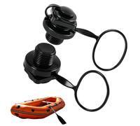 Set di 2 valvole universali da 22 mm, valvola per barca, kayak, valvola a vite Boston, tecnologia anti-perdita, lunga tenuta di pressione, adatto per gonfiabili, barche da pesca, zattera gonfiabile