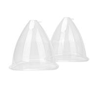 Set di 2 ventose trasparenti da 1800 ml, per sollevamento glutei, universali, adatte alla maggior parte delle coppettatrici, design in plastica robusta
