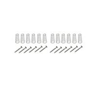 Set di 2 viti a punta per pickup per chitarra con molle