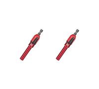 Set di 2 viti di collegamento ad alta durezza, facili da usare, resistenti alla ruggine, per mobili, colore rosso, 12 cm