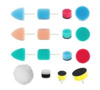 Set di 20/16 tamponi for lucidatura e ceratura for auto da 1 pollice, mini spugne for utensili trapano rotativo(16PCS Type2)
