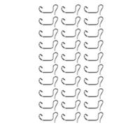 Set di 20/30/40 morsetti per recinzione agricola, manico regolabile in tensione, resistente alla ruggine, filo metallico per giardino, maniglia tendicavo resistente