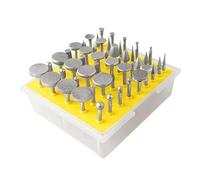 Set di 20/50 frese diamantate da 3,17 mm con gambo 1/8'' for utensili rotanti abrasivi, smerigliatrici, set smeriglio wanglan(50pcs Set A 3.17mm)