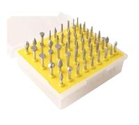 Set di 20/50 frese diamantate da 3,17 mm con gambo 1/8'' for utensili rotanti abrasivi, smerigliatrici, set smeriglio wanglan(50pcs Set B 3.17mm)