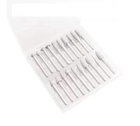 Set di 20/50 frese diamantate da 3,17 mm con gambo 1/8'' for utensili rotanti abrasivi, smerigliatrici, set smeriglio wanglan(20pcs Brazed Set 6mm)
